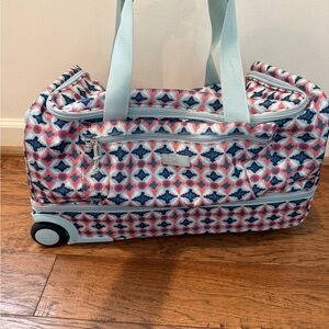 Vera Bradley LightenUp Rolling Duffel